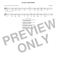 (Go Tell Aunt Rhody) The Ole Grey Goose Is Dead von Traditional (Download) 