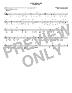 A Fine Romance von Jerome Kern (Download) 