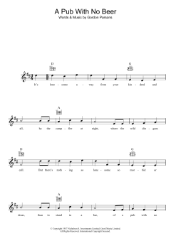 A Pub With No Beer von Slim Dusty (Download) 