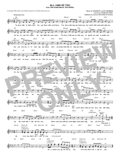 All I Ask Of You von Charles Hart (Download) 