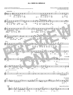 All I Need Is A Miracle von Mike & The Mechanics (Download) 