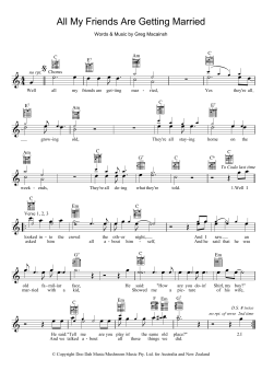 All My Friends Are Getting Married von Skyhooks (Download) 