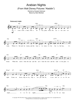 Arabian Nights von Alan Menken (Download) 