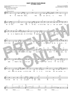 Baby Dream Your Dream von Cy Coleman (Download) 