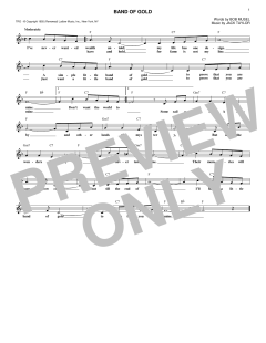 Band Of Gold von Bob Musel (Download) 