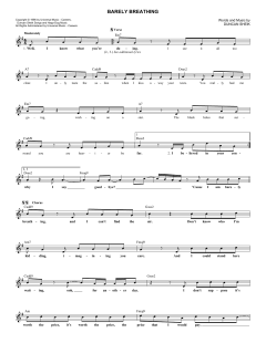 Barely Breathing von Duncan Sheik (Download) 