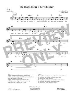 Be Holy Hear the Whisper (Download) 