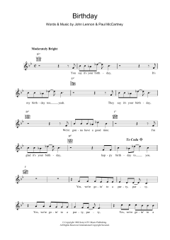 Birthday von The Beatles (Download) 