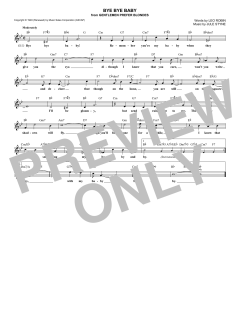 Bye Bye Baby von Leo Robin (Download) 