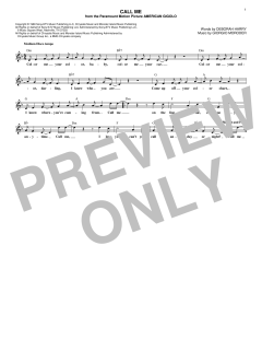 Call Me von Blondie (Download) 