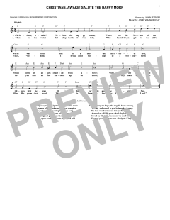 Christians, Awake! Salute The Happy Morn von John Byrom (Download) 