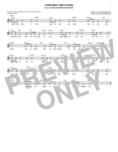 Christmas Time Is Here von Vince Guaraldi (Download) 