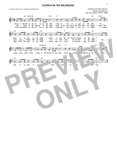 Church In The Wildwood von Dr. William S. Pitts (Download) 