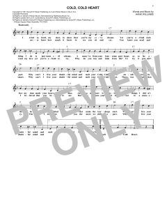 Cold, Cold Heart von Hank Williams (Download) 