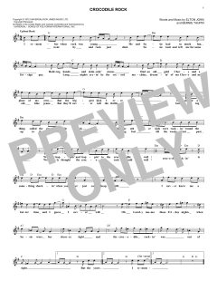 Crocodile Rock von Elton John (Download) 