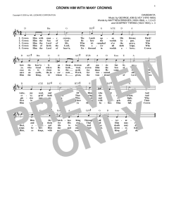 Crown Him With Many Crowns von Godfrey Thring (Download) 