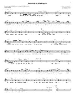 Darling, Be Home Soon von John Sebastian (Download) 