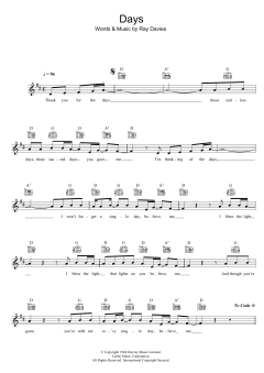 Days von The Kinks (Download) 