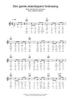 Den Gamle Skaerslippers Fararssang von Kai Normann Andersen (Download) 