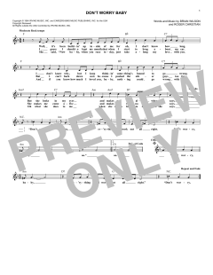 Don't Worry Baby von Brian Wilson (Download) 