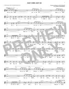 Easy Come, Easy Go von Jack Keller (Download) 