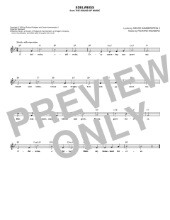 Edelweiss von Richard Rodgers (Download) 