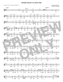 Entreat Me Not To Leave Thee (Download) 