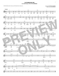 Fathoms Below von Alan Menken (Download) 