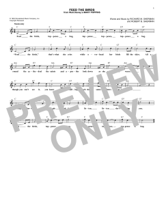 Feed The Birds von Robert Bernard Sherman (Download) 