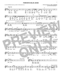 Forever In Blue Jeans von Neil Diamond (Download) 