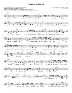 From This Moment On von Shania Twain (Download) 