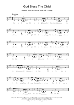 God Bless The Child von Shania Twain (Download) 