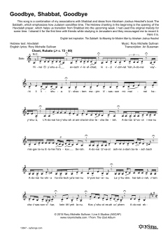 Goodbye, Shabbat, Goodbye (Download) 