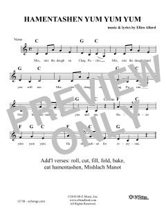 Hamentashen Yum Yum Yum (Download) 