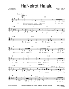 Haneirot Halalu (Download) 