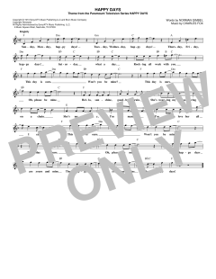 Happy Days von Charles Fox (Download) 