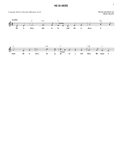 He Is Here von Kirk Talley (Download) 