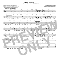 Heart And Soul von Hoagy Carmichael (Download) 