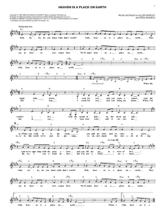 Heaven Is A Place On Earth von Belinda Carlisle (Download) 