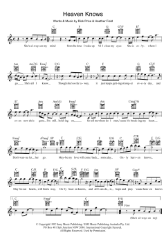 Heaven Knows von Rick Price (Download) 