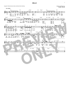 Hello von Lionel Richie (Download) 