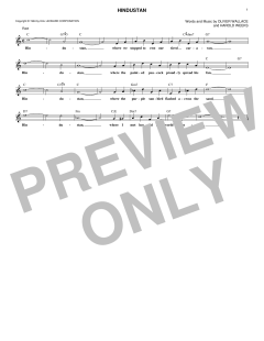 Hindustan von Oliver Wallace (Download) 
