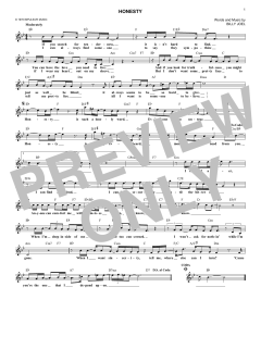 Honesty von Billy Joel (Download) 