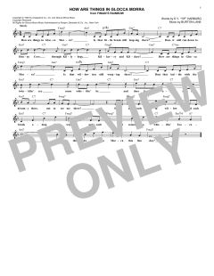 How Are Things In Glocca Morra von Tommy Dorsey (Download) 