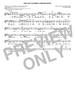 How Can You Mend A Broken Heart von Barry Gibb (Download) 
