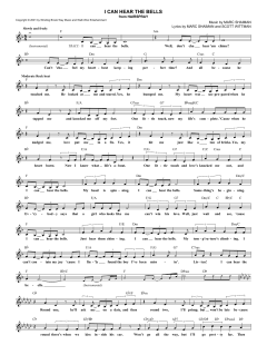 I Can Hear The Bells von Marc Shaiman (Download) 