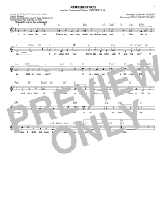 I Remember You von Johnny Mercer (Download) 