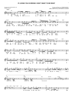 If Loving You Is Wrong I Don't Want To Be Right von Luther Ingram (Download) 