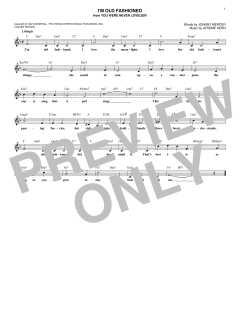 I'm Old Fashioned von Jerome Kern (Download) 