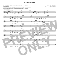 In A Mellow Tone von Duke Ellington (Download) 